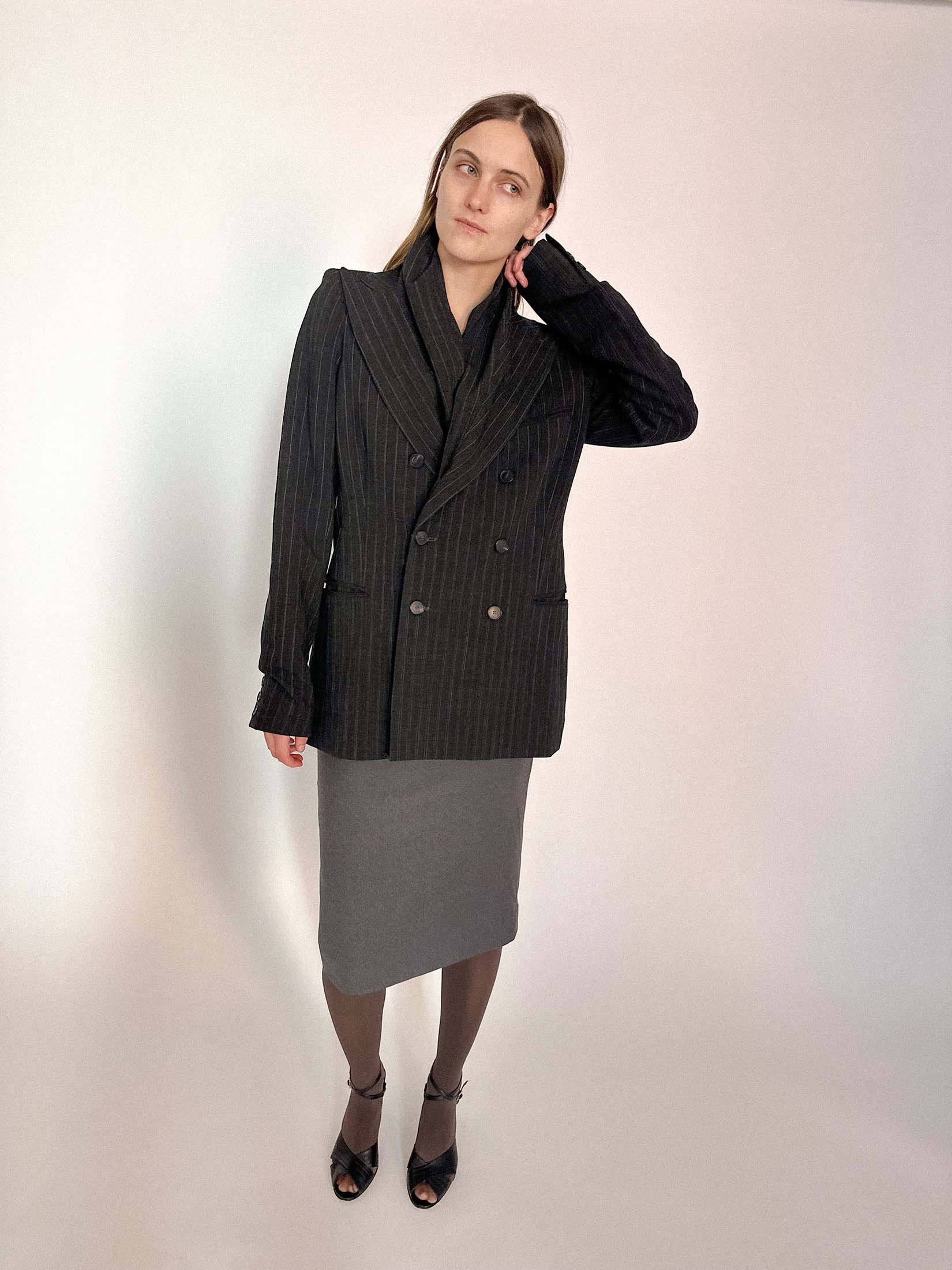 JEAN PAUL GAULTIER DOUBLE COLLAR JACKET