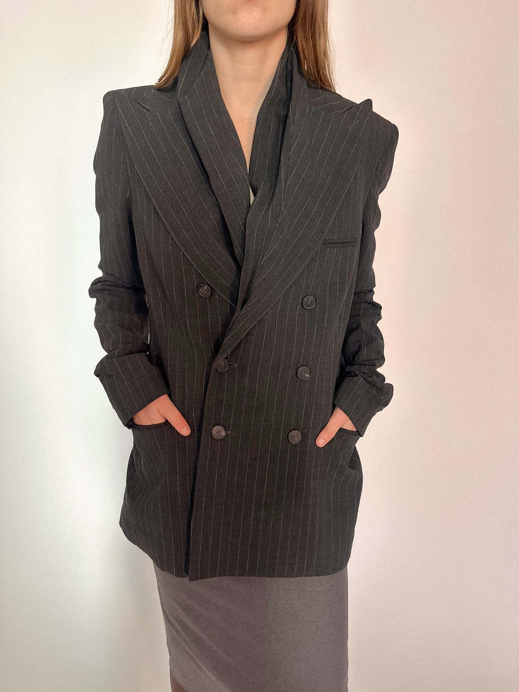 JEAN PAUL GAULTIER DOUBLE COLLAR JACKET