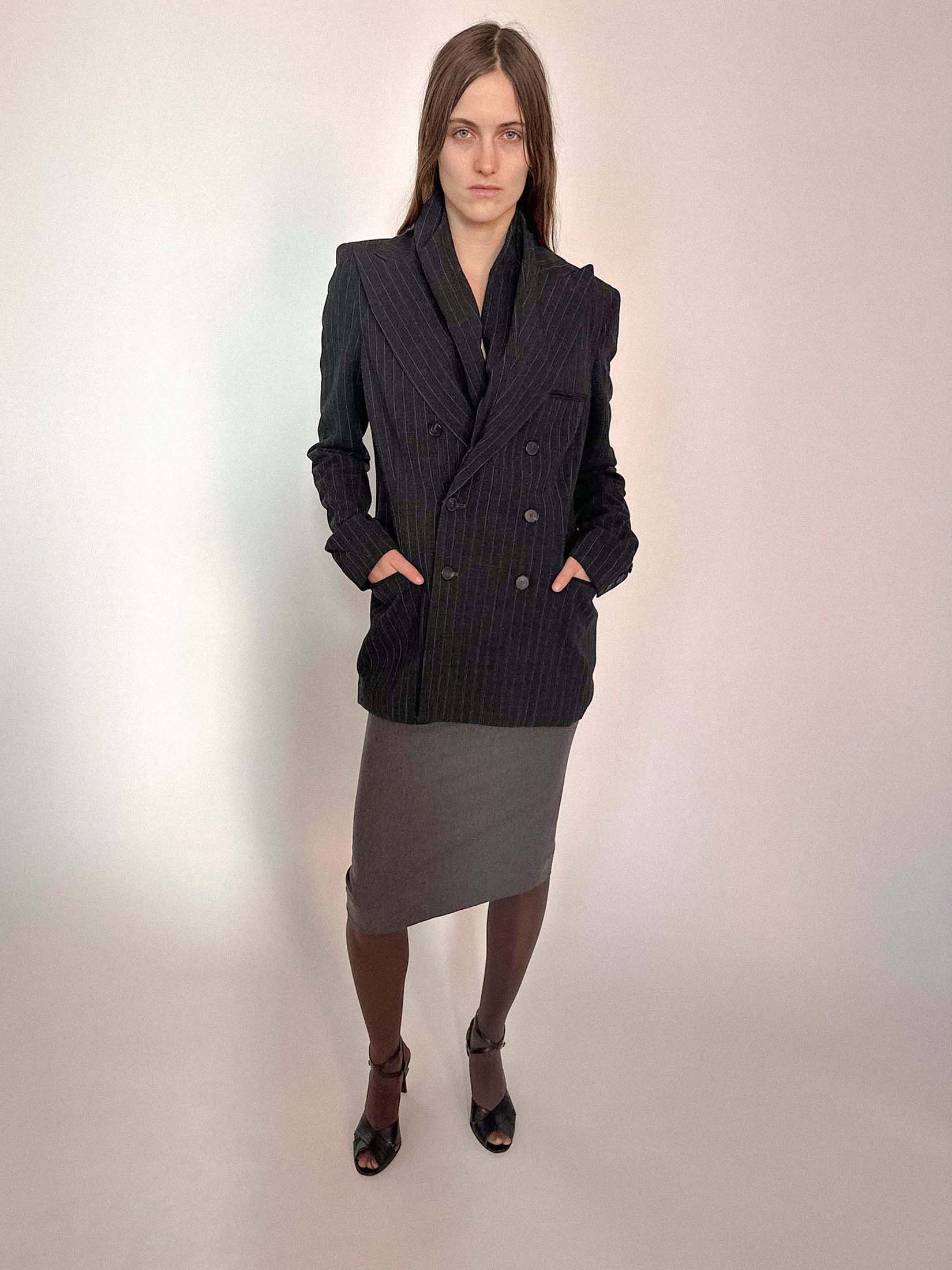 JEAN PAUL GAULTIER DOUBLE COLLAR JACKET