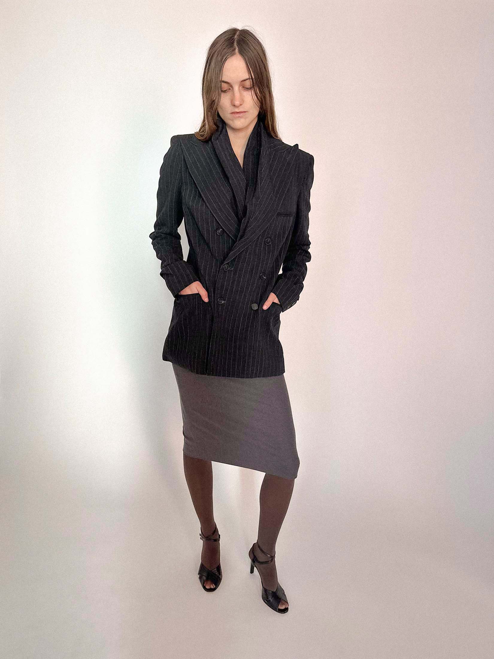 JEAN PAUL GAULTIER DOUBLE COLLAR JACKET