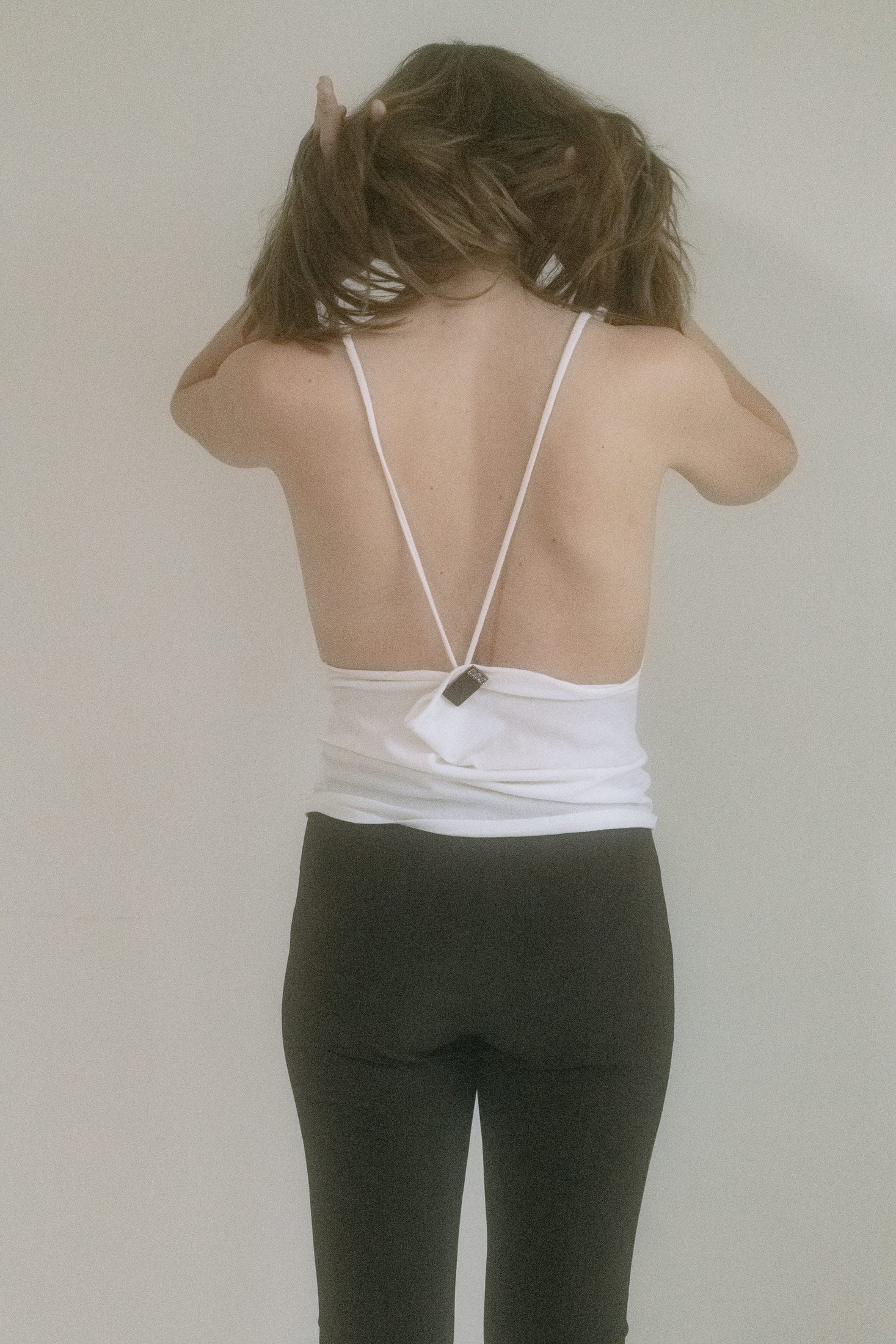 A relaxed silhouette crafted from thick yet weightless cotton jersey, with raw edges that suggest a certain recklessness. 
