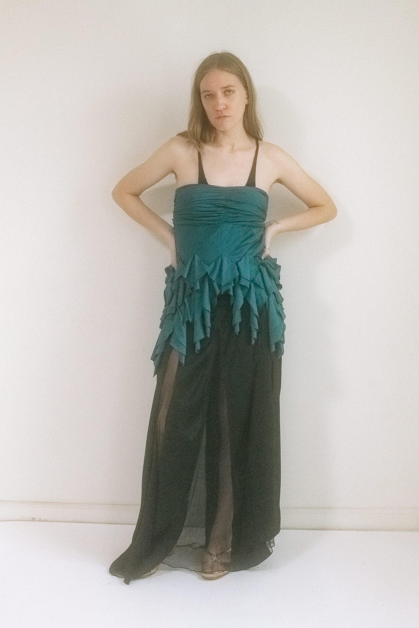 RUFFLE TUBE TOP