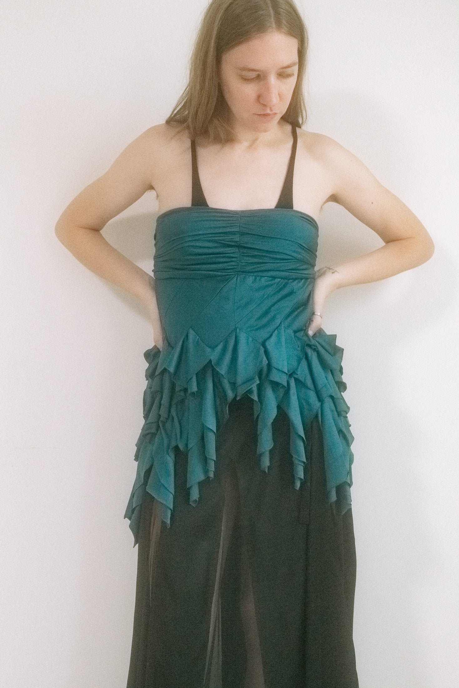 RUFFLE TUBE TOP