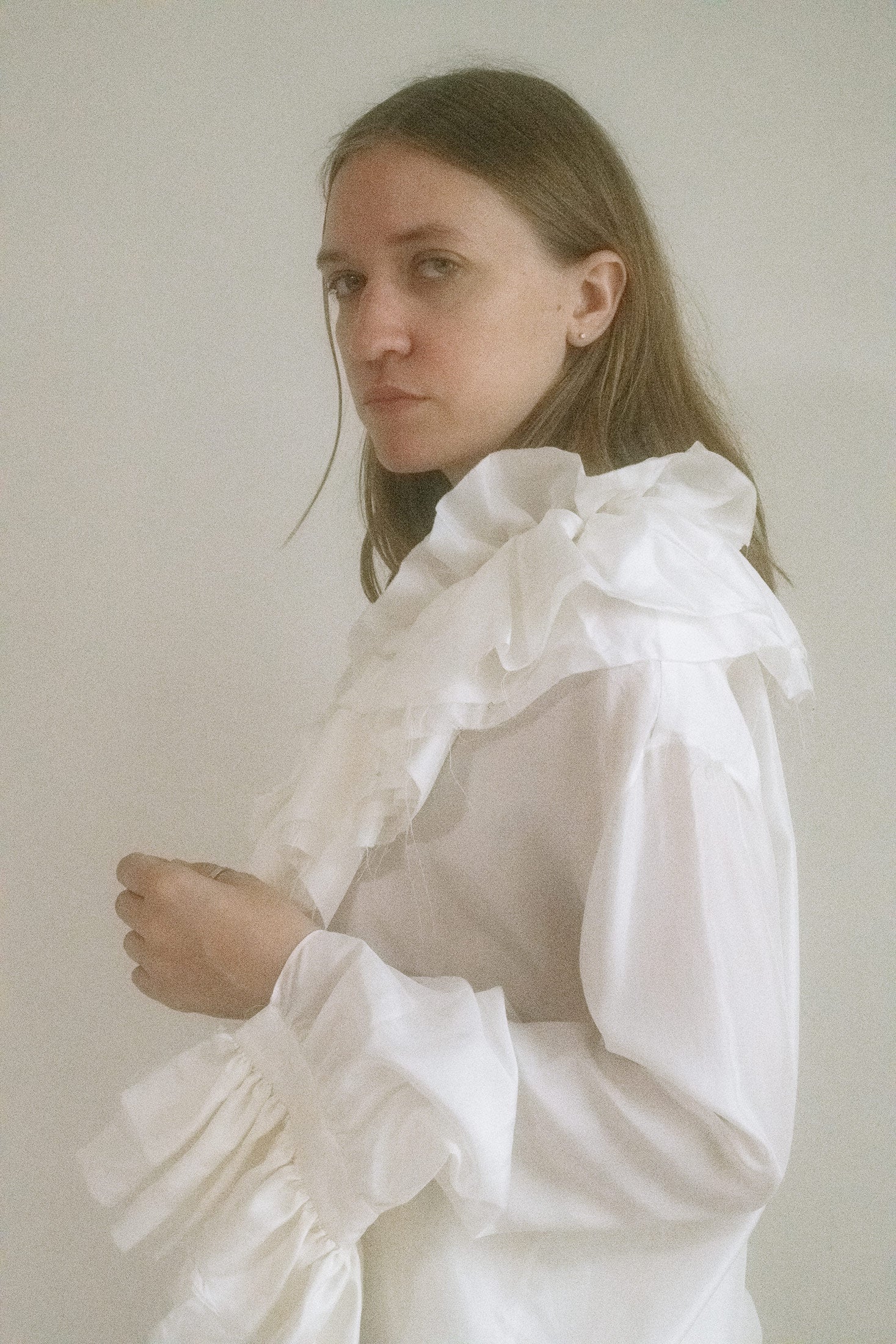 RUFFLE BLOUSE