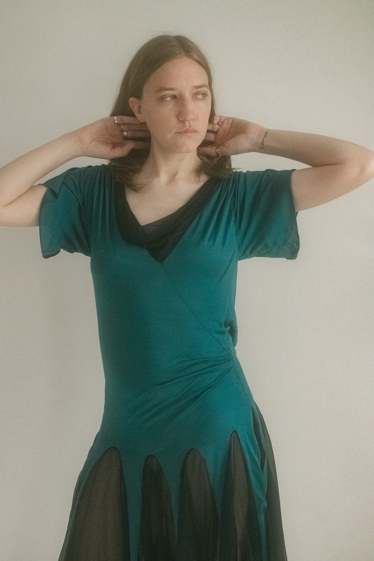 TWO TONE DRESS