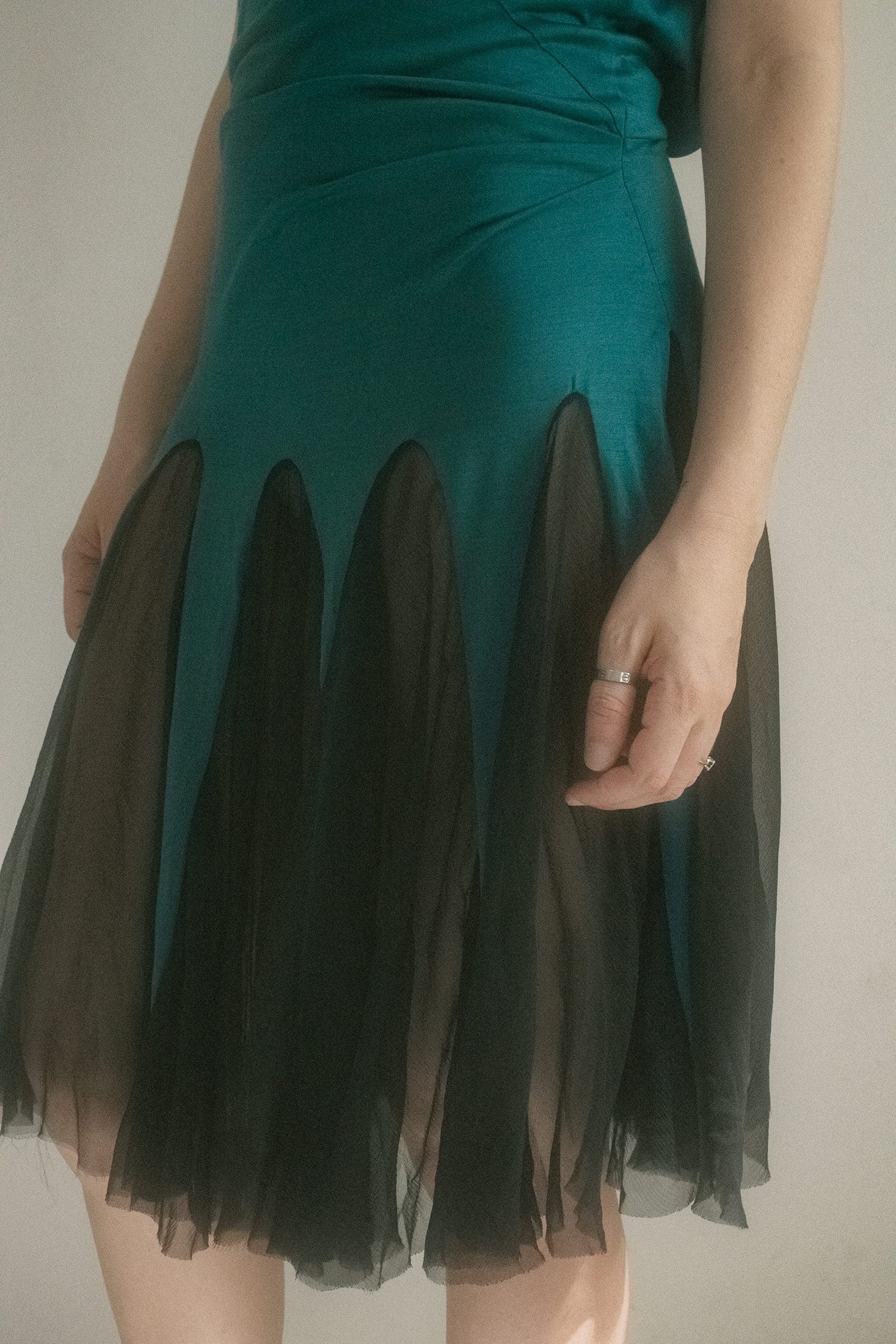 TWO TONE DRESS