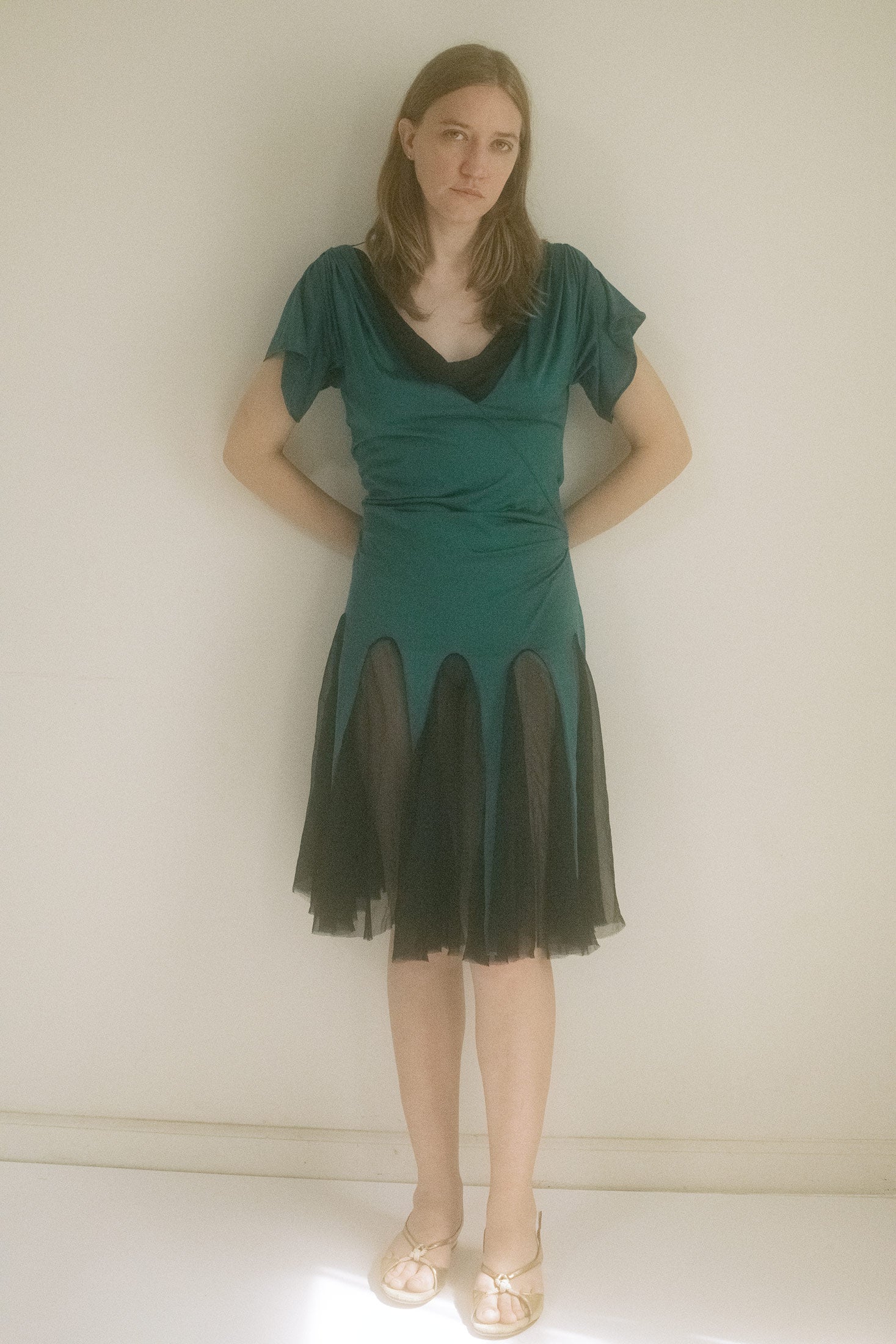 From Judy Turner, a dress with a split personality and no intention of choosing sides. 
