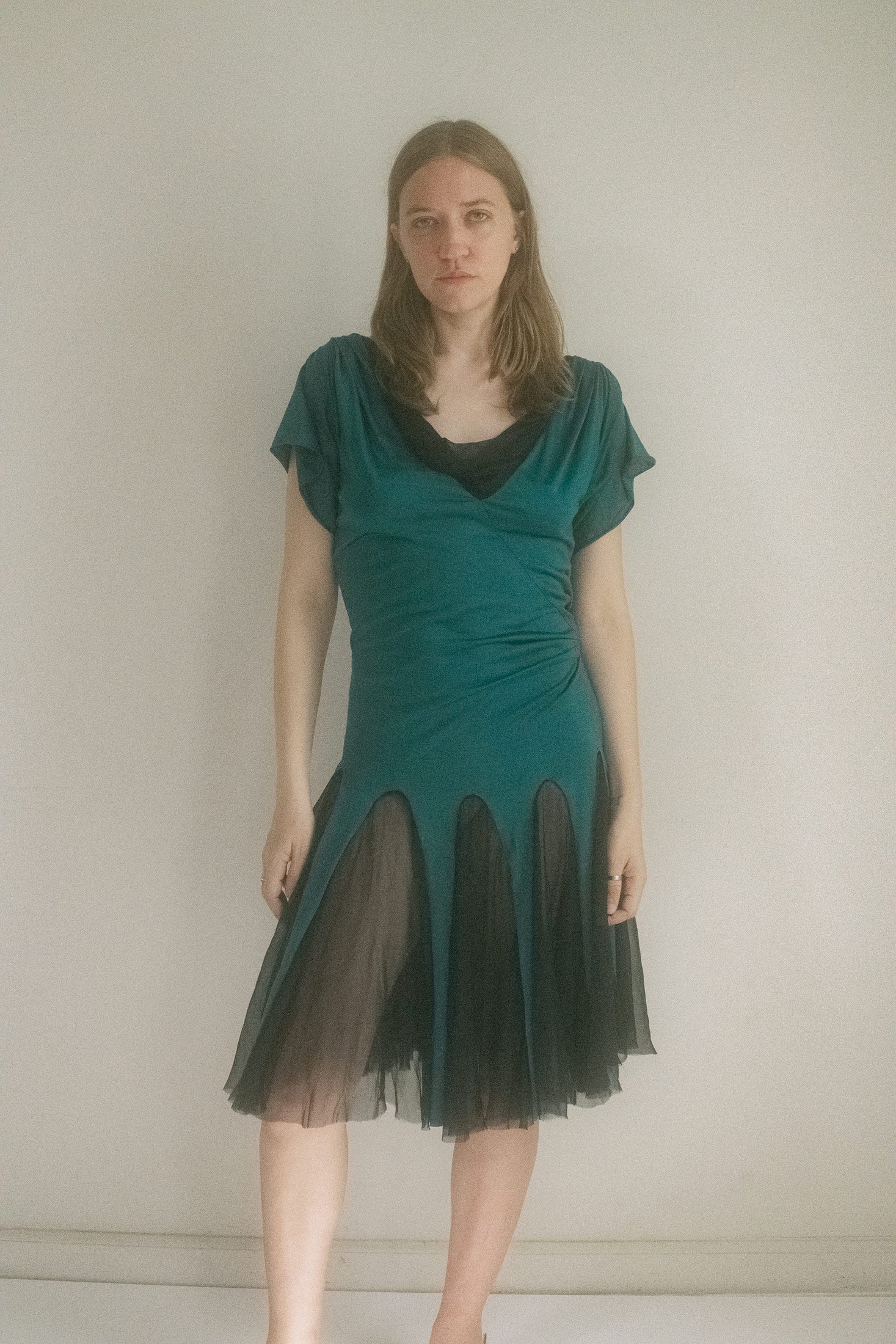 TWO TONE DRESS