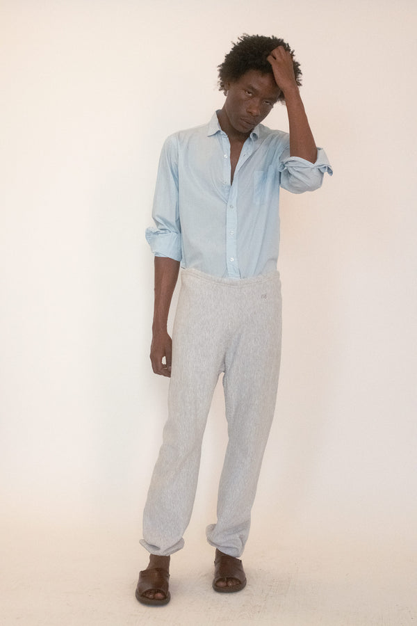 Vintage sweatpants from Abercrombie & Fitch, softened by years of wear until the cotton feels more like memory than fabric.
