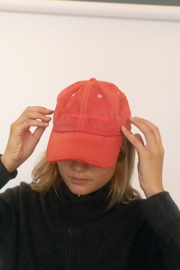 From The Society Archive, a baseball cap that wears its history on the surface. 