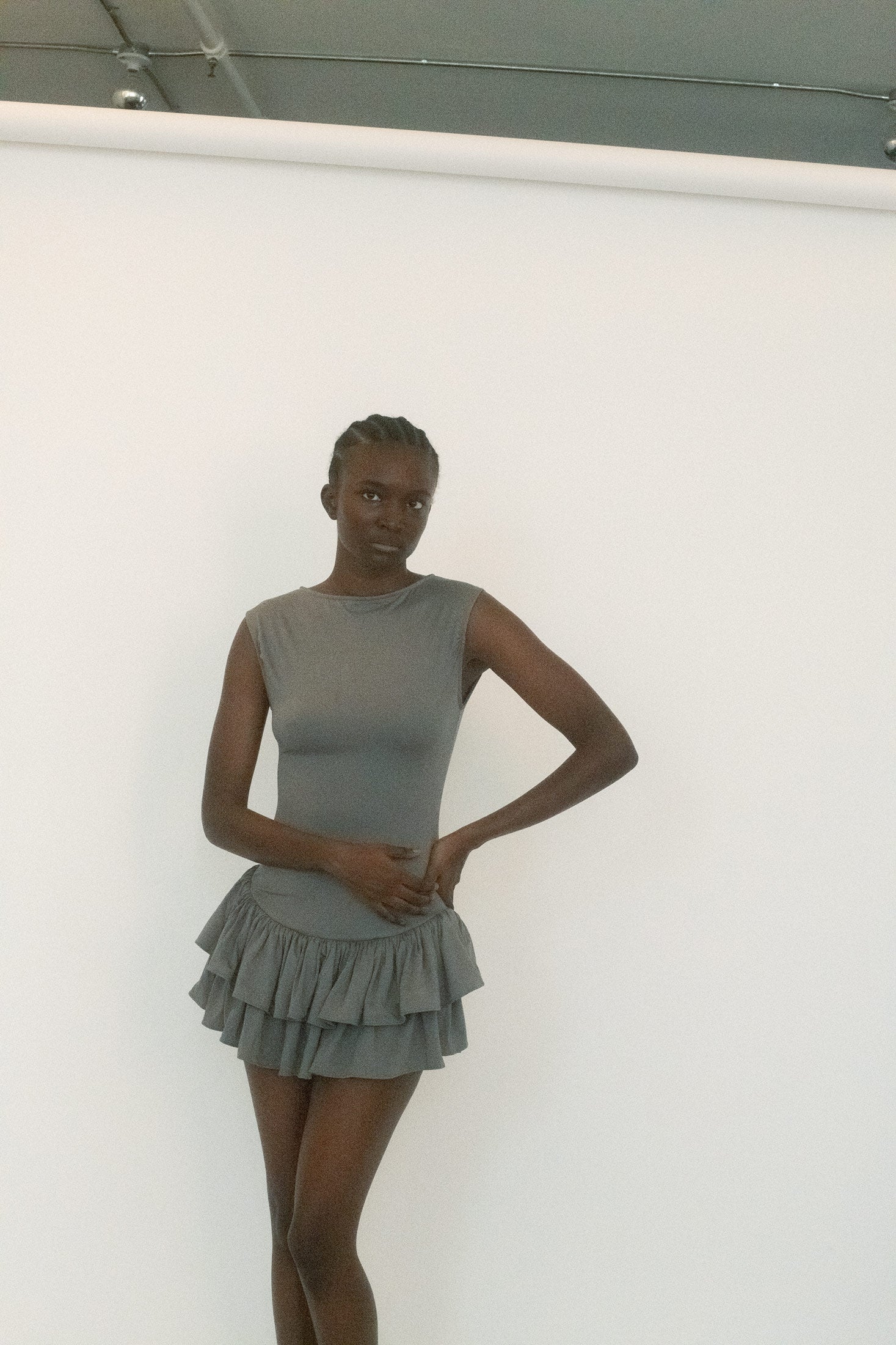 Crafted from a supple blend of 90% polyester and 10% spandex, it clings and flexes in equal measure.