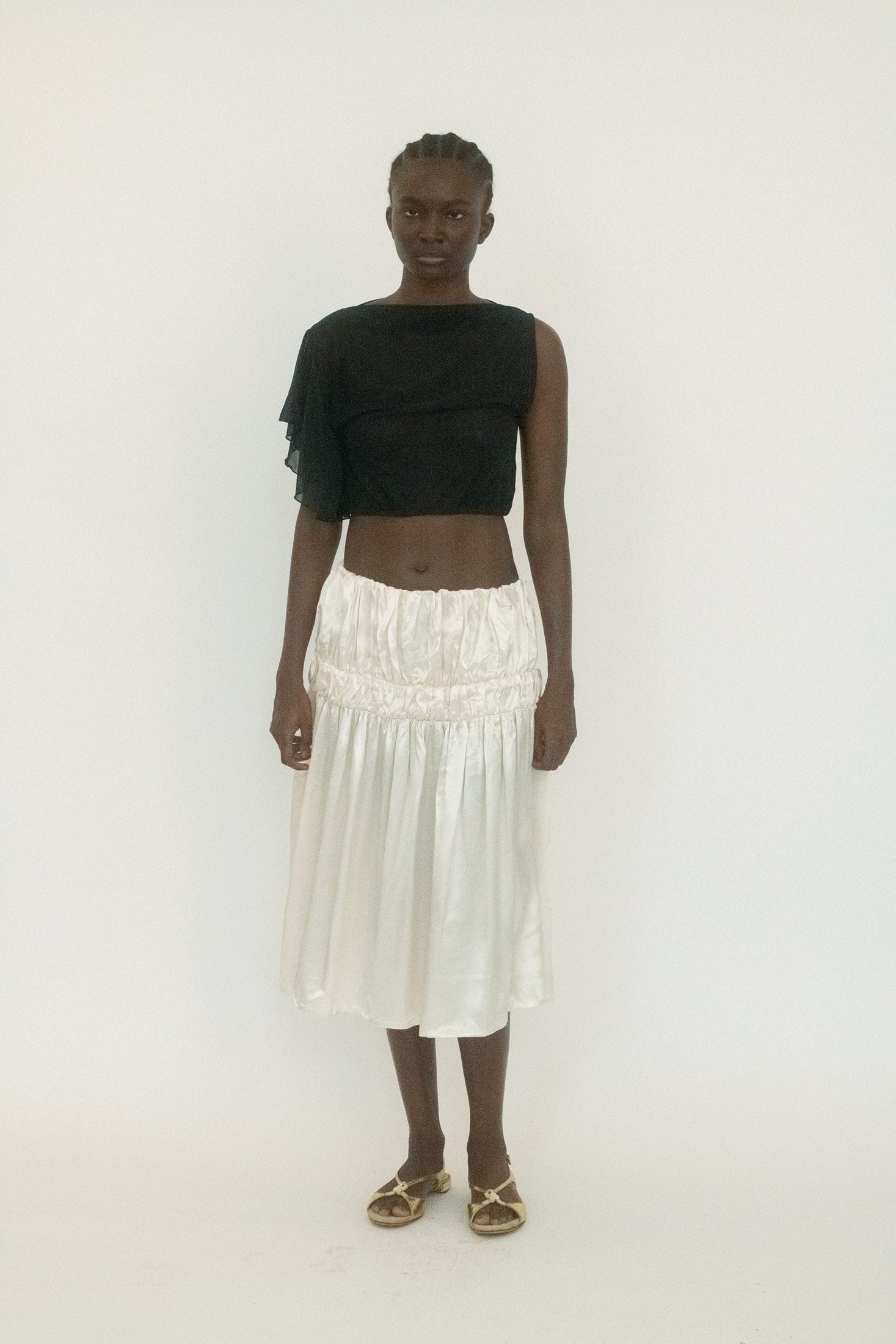 From Belle the Label, a skirt that plays in tension between structure and fluidity. 