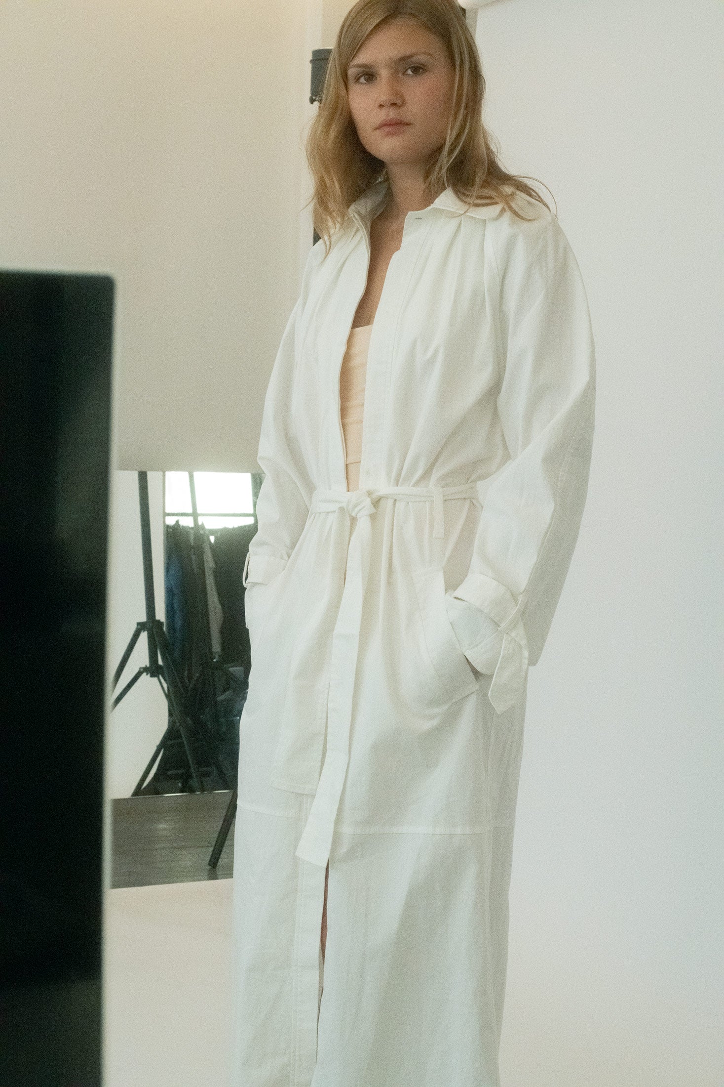 From Belle the Label, a trench that leans into classicism but carries its own charge. 