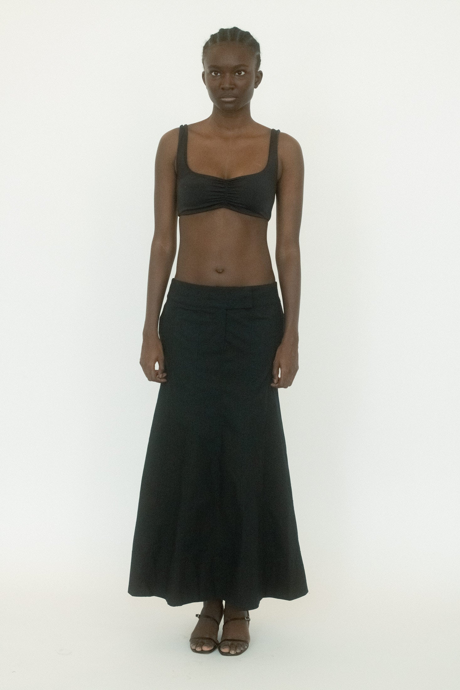 Made from 97% cotton and 3% spandex, the fabric moves with just enough give, holding form while bending to the body. 