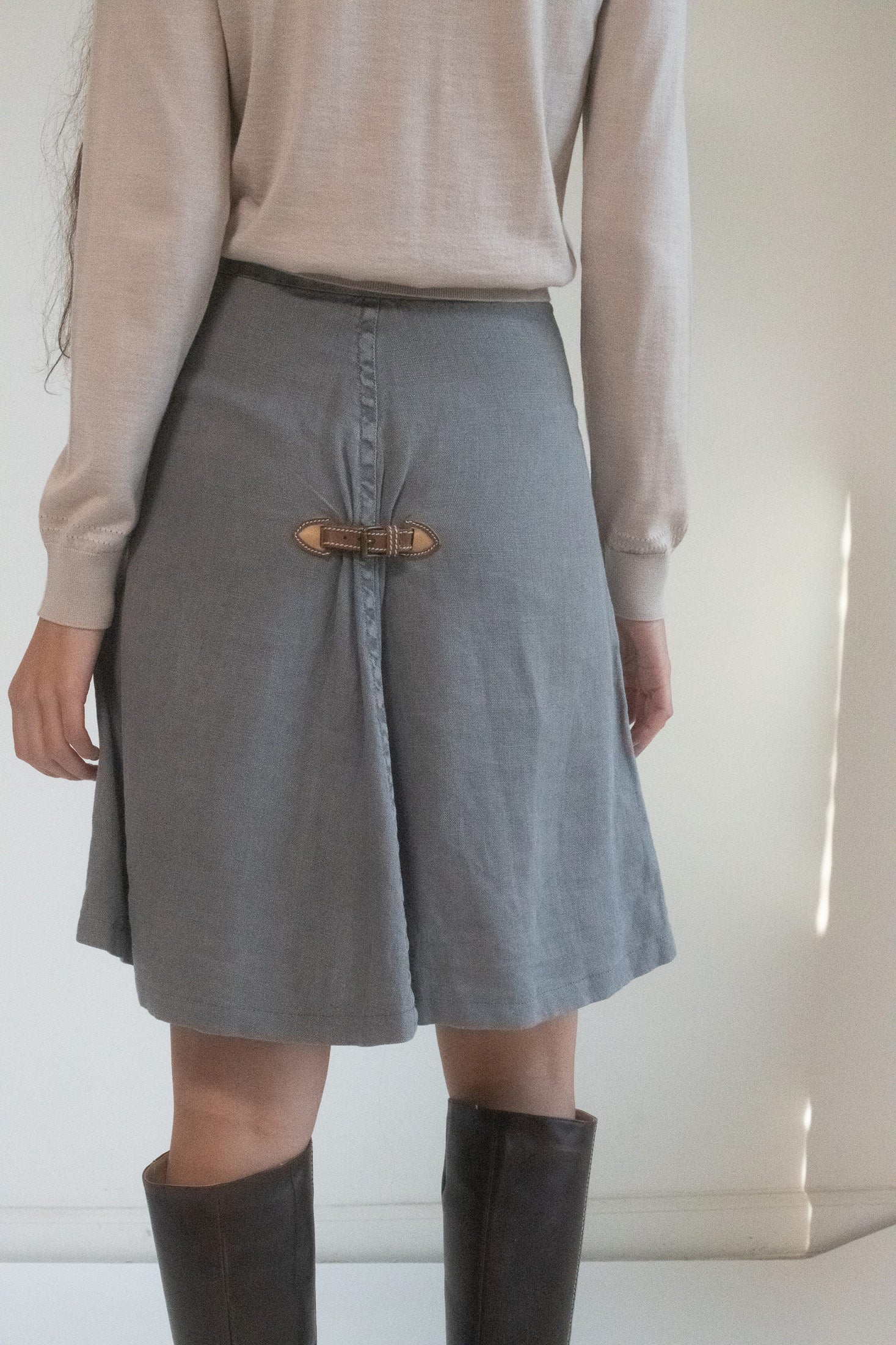 MIU MIU, BUCKLE SKIRT