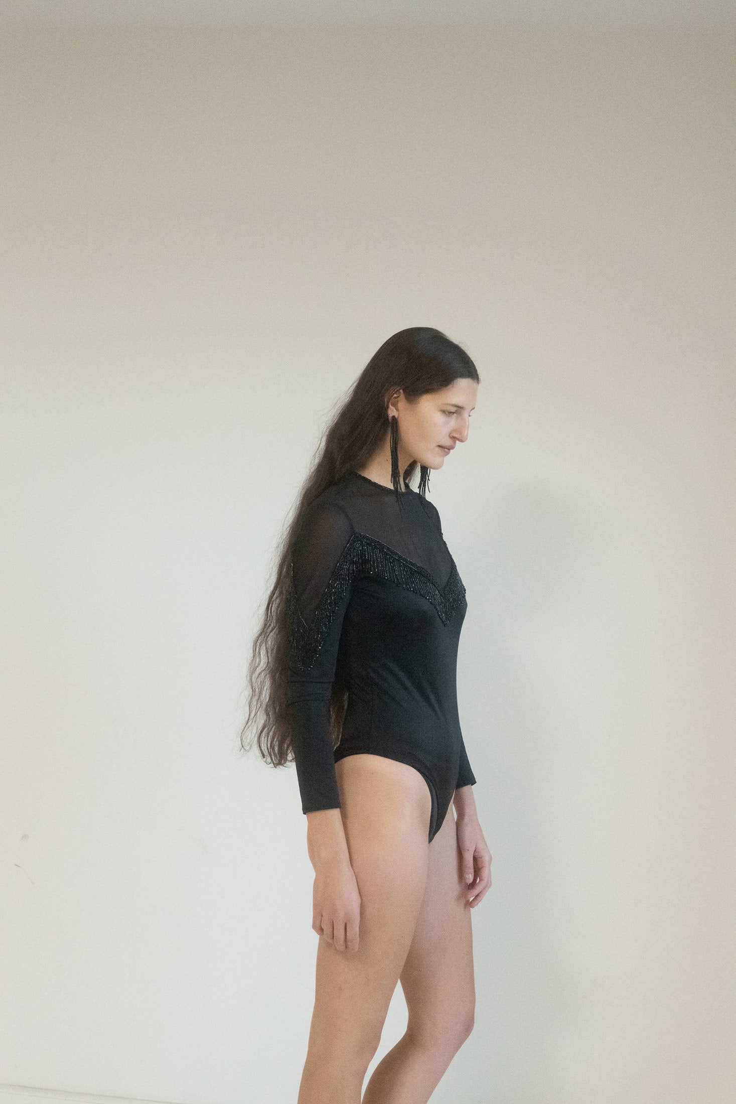 CHLOË — GIORGIO SANT'ANGELO BEADED BODYSUIT