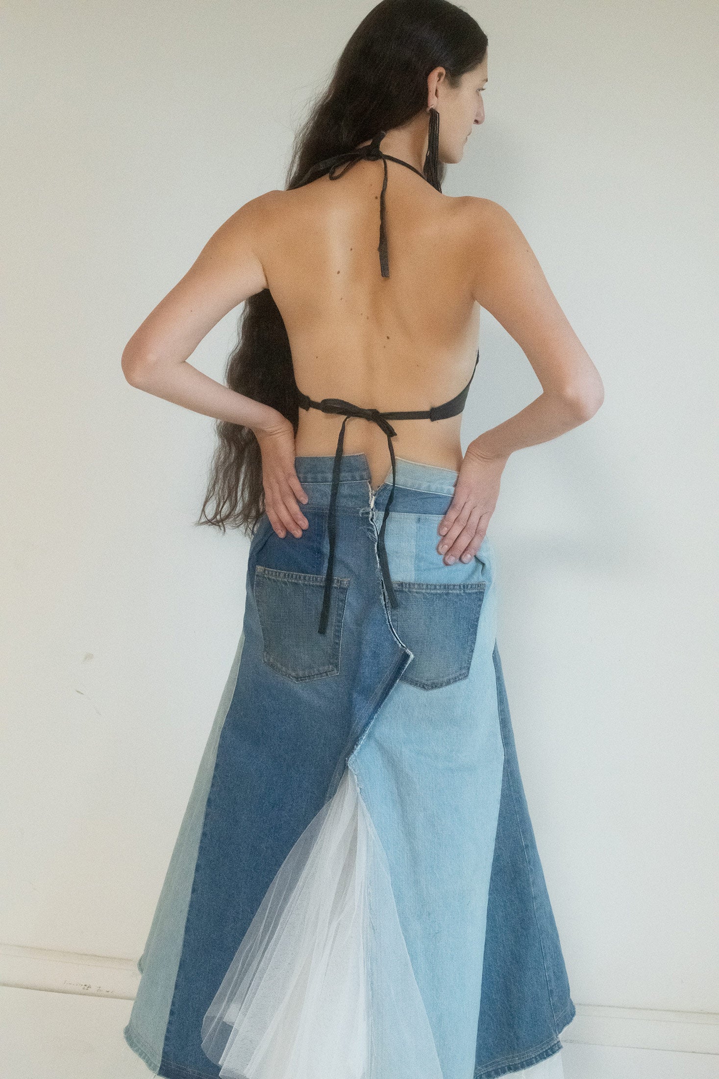 CHLOË — JUNYA WATANABE DENIM TULLE SKIRT