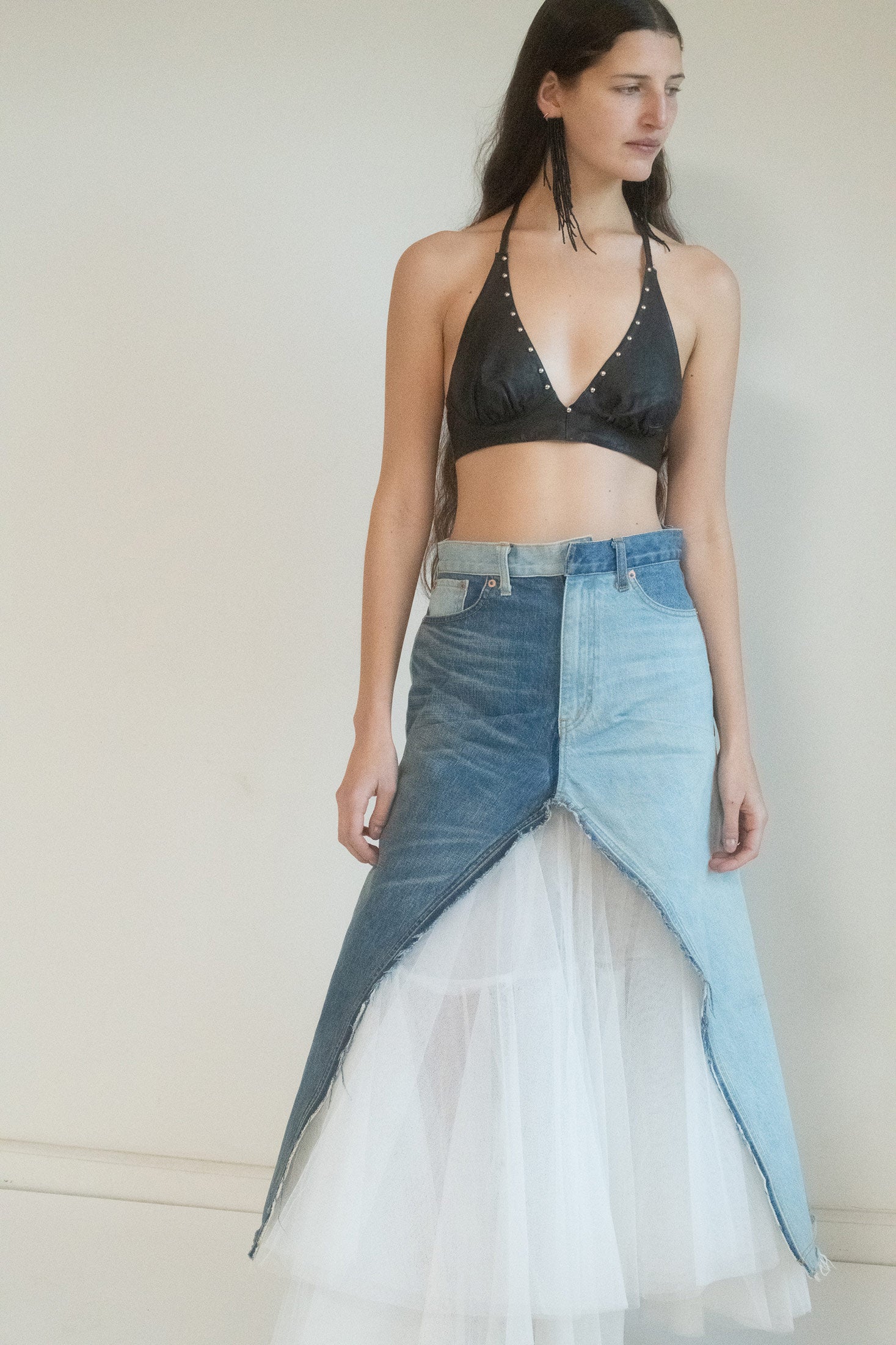 CHLOË — JUNYA WATANABE DENIM TULLE SKIRT