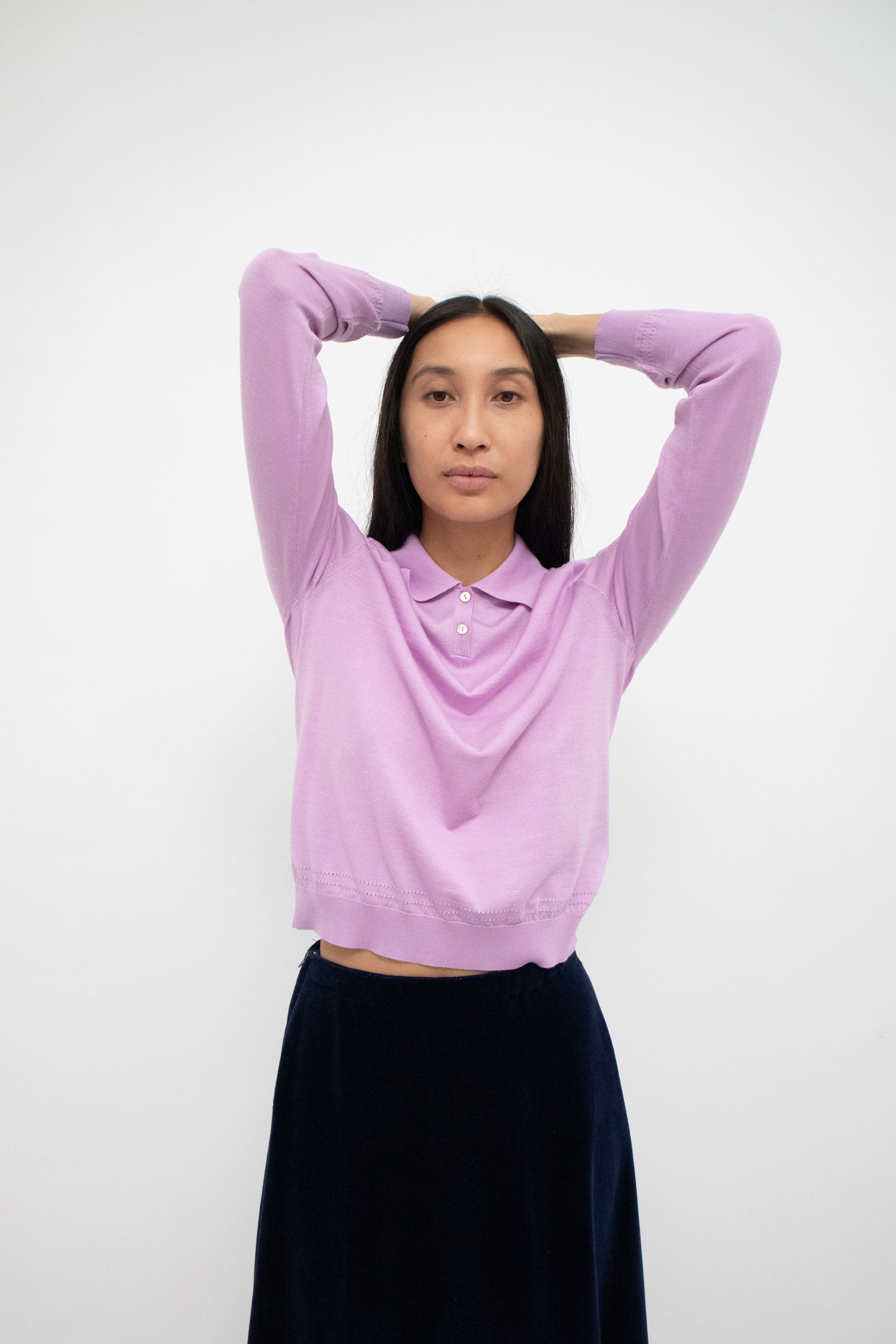 In the dimly lit boudoir of your closet, "the Chantal" awaits, shrouded in an aura of dark allure. 